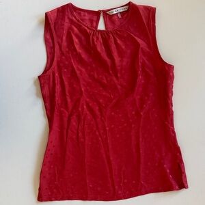 Trina Turk silk sleeveless blouse (P)